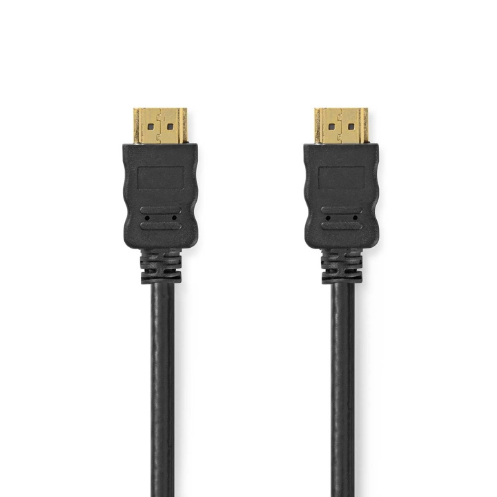 Nedis High Speed ​​HDMI ™ kabel med Ethernet | HDMI™ Kontakt | HDMI™ Kontakt | 4K@60Hz | ARC | 18 Gbps | 0.50 m | Rund | PVC | Svart | Låda i gruppen HEMELEKTRONIK / Kablar & Adaptrar / HDMI / Kablar hos TP E-commerce Nordic AB (C76703)