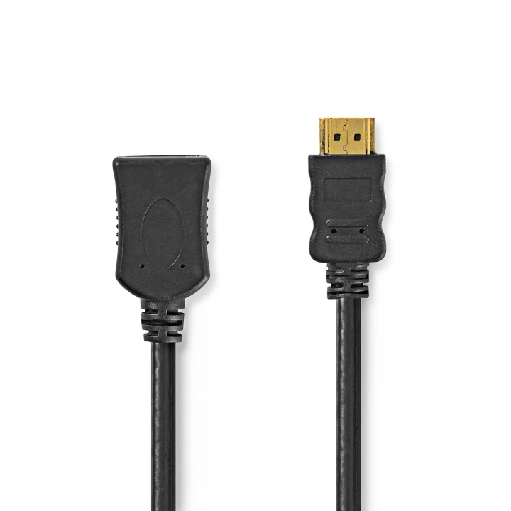 Nedis High Speed ​​HDMI ™ kabel med Ethernet | HDMI™ Kontakt | HDMI™ Utgång | 4K@60Hz | ARC | 10.2 Gbps | 2.00 m | Rund | PVC | Svart | Label i gruppen HEMELEKTRONIK / Kablar & Adaptrar / HDMI / Kablar hos TP E-commerce Nordic AB (C76729)