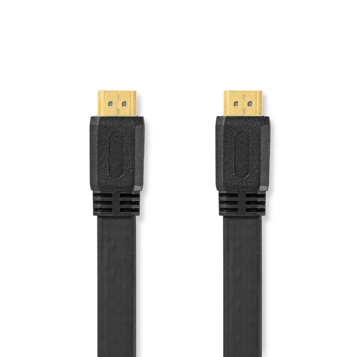 Nedis High Speed ​​HDMI ™ kabel med Ethernet | HDMI™ Kontakt | HDMI™ Kontakt | 4K@30Hz | 10.2 Gbps | 1.50 m | Platt | PVC | Svart | Label i gruppen HEMELEKTRONIK / Kablar & Adaptrar / HDMI / Kablar hos TP E-commerce Nordic AB (C76730)