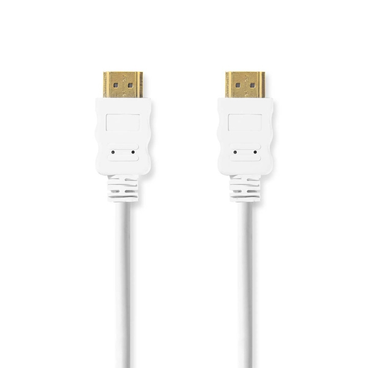 Nedis High Speed ​​HDMI ™ kabel med Ethernet | HDMI™ Kontakt | HDMI™ Kontakt | 4K@60Hz | ARC | 18 Gbps | 2.00 m | Rund | PVC | Vit | Label i gruppen HEMELEKTRONIK / Kablar & Adaptrar / HDMI / Kablar hos TP E-commerce Nordic AB (C76749)