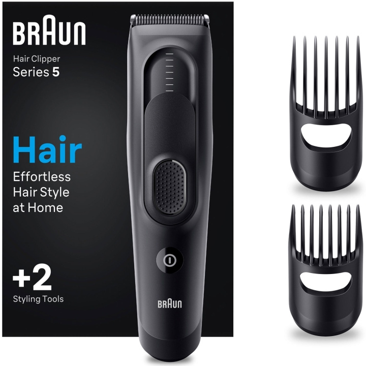 Braun Hårklippare HC5330 i gruppen SKÖNHET & HÄLSA / Hår & Styling / Rakning & Trimning / Hårtrimmers hos TP E-commerce Nordic AB (C76776)