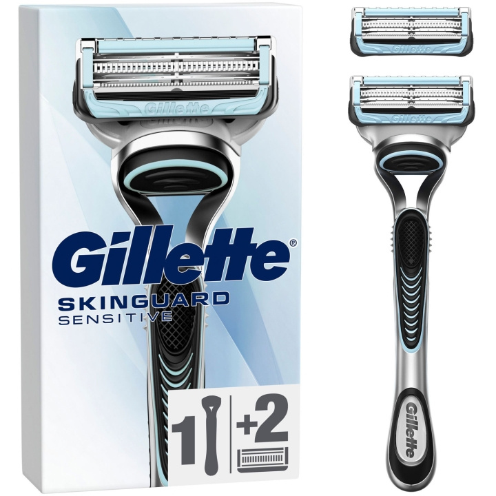 Gillette Rakblad Skinguard 2st rakblad i gruppen SKÖNHET & HÄLSA / Hår & Styling / Rakning & Trimning / Rakhyvlar & Tillbehör hos TP E-commerce Nordic AB (C76779)