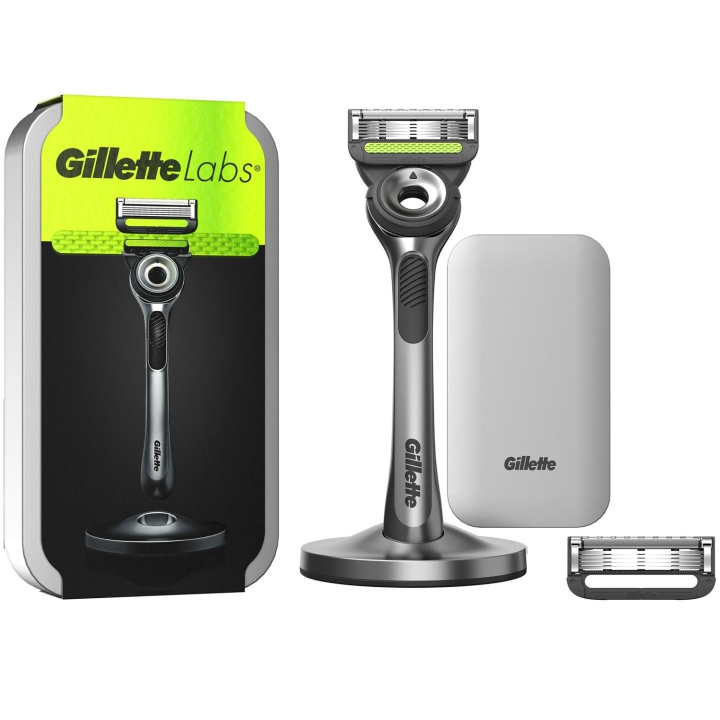 Gillette Rakhyvel Labs magnetiskt ställ & resefodral 2st i gruppen SKÖNHET & HÄLSA / Hår & Styling / Rakning & Trimning / Rakhyvlar & Tillbehör hos TP E-commerce Nordic AB (C76783)