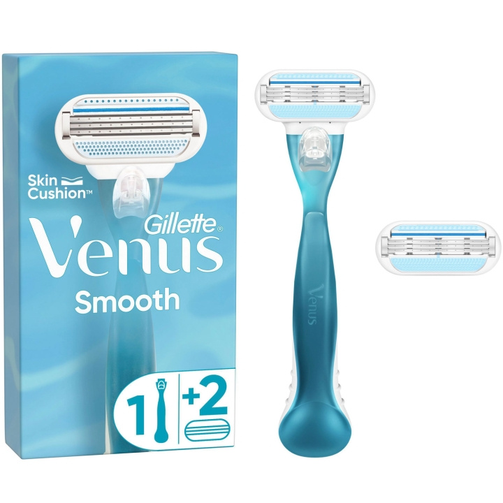 Gillette Rakhyvel Venus Smooth 2st rakblad i gruppen SKÖNHET & HÄLSA / Hår & Styling / Rakning & Trimning / Rakhyvlar & Tillbehör hos TP E-commerce Nordic AB (C76786)