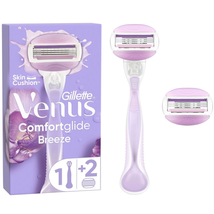 Gillette Rakhyvel Venus Comfortglide Breeze 2st rakblad i gruppen SKÖNHET & HÄLSA / Hår & Styling / Rakning & Trimning / Rakhyvlar & Tillbehör hos TP E-commerce Nordic AB (C76787)