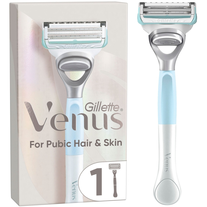 Gillette Rakhyvel Venus Pubic Hair & Skin Razor 1st rakblad i gruppen SKÖNHET & HÄLSA / Hår & Styling / Rakning & Trimning / Rakhyvlar & Tillbehör hos TP E-commerce Nordic AB (C76791)