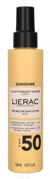 Lierac Paris Lierac Sunissime The Melt-in Sun Lotion SPF50 150 ml i gruppen SKÖNHET & HÄLSA / Hudvård / Solskydd & Tanning / Solskydd hos TP E-commerce Nordic AB (C76861)