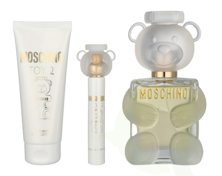 Moschino Toy 2 Giftset 210 ml Edp Spray 100ml/Body Lotion 100ml/Edp Spray 10ml i gruppen SKÖNHET & HÄLSA / Presentkit / Presentkit För Henne hos TP E-commerce Nordic AB (C76884)