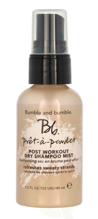 Bumble and Bumble Bumble & Bumble Pret-A-Powder Post Workout Dry Shampoo Mist 45 ml Refreshes Damp, Sweaty Strands i gruppen SKÖNHET & HÄLSA / Hår & Styling / Hårvårdsprodukter / Schampo hos TP E-commerce Nordic AB (C76980)