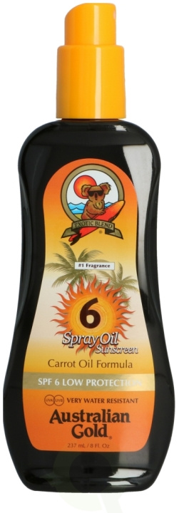 Australian Gold Carrot Spray Oil Sunscreen SPF6 237 ml Carrot Oil Formula i gruppen SKÖNHET & HÄLSA / Hudvård / Solskydd & Tanning / Solskydd hos TP E-commerce Nordic AB (C77037)