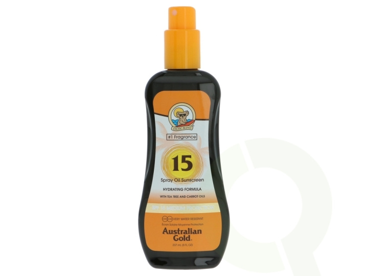 Australian Gold Carrot Spray Oil Sunscreen SPF15 237 ml Carrot Oil Formula i gruppen SKÖNHET & HÄLSA / Hudvård / Solskydd & Tanning / Solskydd hos TP E-commerce Nordic AB (C77038)