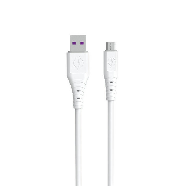 Dudao TGL3M USB-A till USB Micro-kabel 1m vit i gruppen DATORER & KRINGUTRUSTNING / Datorkablar / USB-kablar / USB-A hos TP E-commerce Nordic AB (C77133)