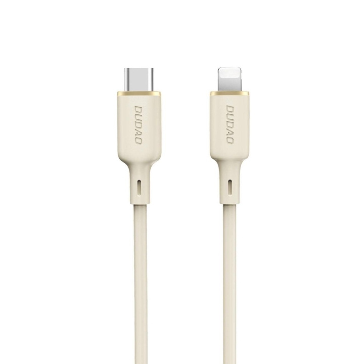 Dudao L7SCL USB-C till Lightning 30W 1m vit i gruppen DATORER & KRINGUTRUSTNING / Datorkablar / USB-kablar / USB-C hos TP E-commerce Nordic AB (C77149)