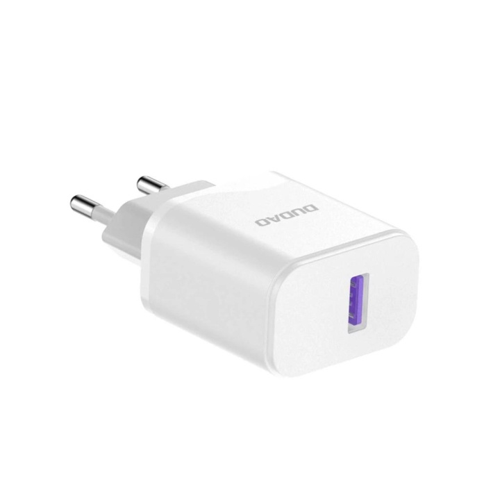 Dudao A20EU Adapter 18Watt 1xUSB-A i gruppen SMARTPHONE & SURFPLATTOR / Laddare & Kablar / Väggladdare / Väggladdare USB hos TP E-commerce Nordic AB (C77170)