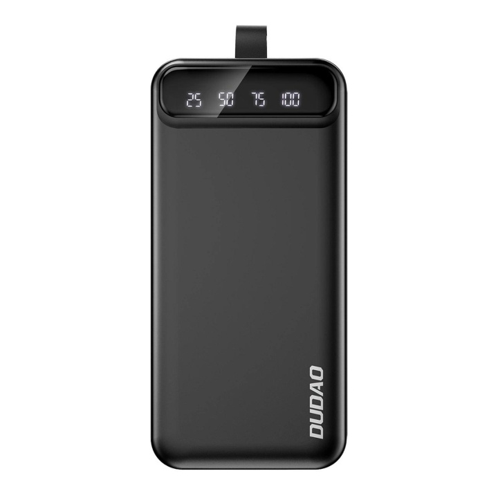 Dudao Externt Batteri Power Bank Dudao K8s+ 2xUSB-A/Typ-C 30000mAh svart i gruppen SMARTPHONE & SURFPLATTOR / Laddare & Kablar / Powerbanks hos TP E-commerce Nordic AB (C77183)