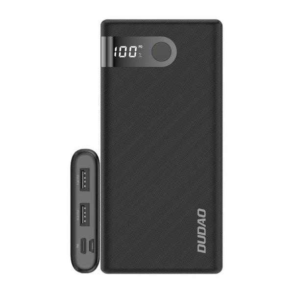 Dudao Powerbank Dudao K9Pro 10000mAh, LED (grå) i gruppen SMARTPHONE & SURFPLATTOR / Laddare & Kablar / Powerbanks hos TP E-commerce Nordic AB (C77192)