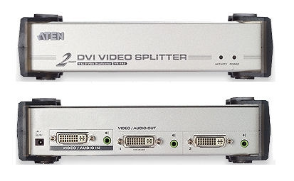 ATEN VS-162 DVI splitter/splitter, 1 > 2, DVI-I Single Link + ljud i gruppen DATORER & KRINGUTRUSTNING / Datorkablar / Switchar & Splittrar hos TP E-commerce Nordic AB (C77307)