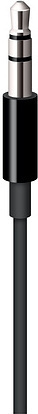 Apple Lightning - 3,5 mm ljudkabel, svart (MR2C2) i gruppen HEMELEKTRONIK / Kablar & Adaptrar / Ljud Digital hos TP E-commerce Nordic AB (C77325)