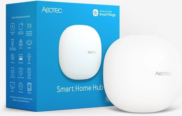 Aeotec Smart Home Hub styrenhet för hemautomation i gruppen HEM, HUSHÅLL & TRÄDGÅRD / Smarta hem / Smarta hem-system hos TP E-commerce Nordic AB (C77391)