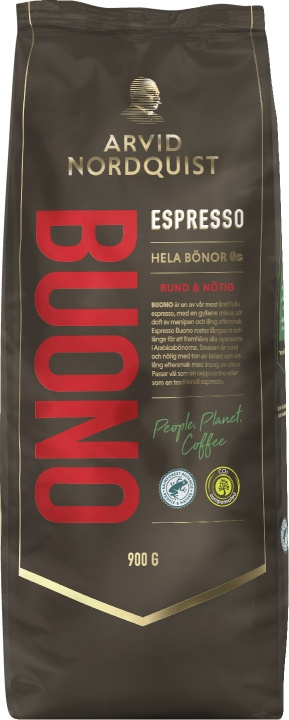 Arvid Nordquist Espresso Buono espressobönor, 900 g i gruppen HEM, HUSHÅLL & TRÄDGÅRD / Hushållsmaskiner / Kaffemaskiner & Tillbehör / Kaffebönor hos TP E-commerce Nordic AB (C77433)