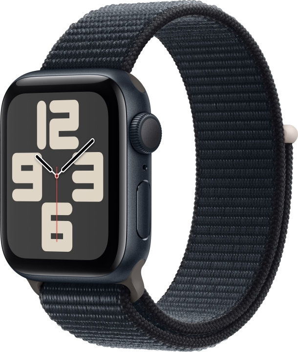 Apple Watch SE (GPS) 40 mm midnattsblå aluminiumboett och midnattsblått Sport Loop-armband (MRE03) i gruppen SMARTPHONE & SURFPLATTOR / Träning, hem & fritid / Apple Watch & tillbehör / Apple Watch hos TP E-commerce Nordic AB (C77610)