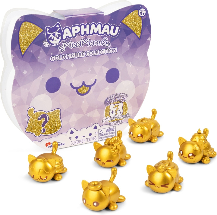 Aphmau Mystery MeeMeows Multi- Pack - samlarfigurer i guld 6-pack i gruppen LEKSAKER, BARN- & BABYPRODUKTER / Leksaker / Övriga leksaker hos TP E-commerce Nordic AB (C77795)