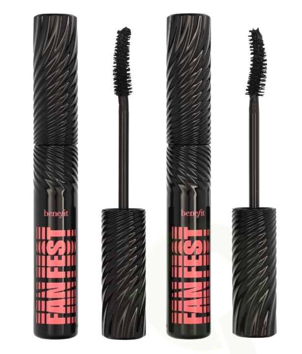 Benefit Fan Fest Fanning & Volumizing Mascara Duo Set 17 g 2x8.5gr i gruppen SKÖNHET & HÄLSA / Makeup / Ögon & Ögonbryn / Mascara hos TP E-commerce Nordic AB (C77925)