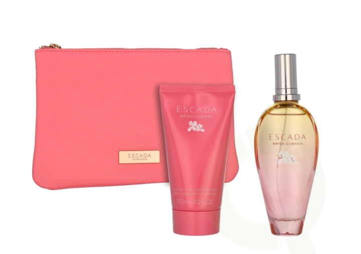 Escada Brisa Cubana Giftset 250 ml Limited Edition - Edt Spray 100ml/Body Lotion 150ml/Bag i gruppen SKÖNHET & HÄLSA / Presentkit / Presentkit För Henne hos TP E-commerce Nordic AB (C77926)