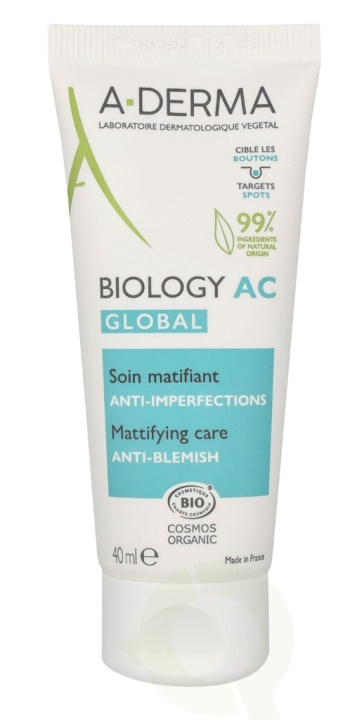 A-Derma Biology AC Global Anti imperfections Treatment 40 ml i gruppen SKÖNHET & HÄLSA / Hudvård / Kroppsvård / Body lotion hos TP E-commerce Nordic AB (C77932)