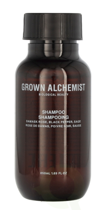 Grown Alchemist Shampoo Damask Rose, Black Pepper, Sage 50 ml i gruppen SKÖNHET & HÄLSA / Hår & Styling / Hårvårdsprodukter / Schampo hos TP E-commerce Nordic AB (C77974)