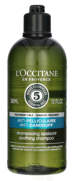 L\'Occitane 5 Ess. Oils Anti-Dandruff Shampoo 300 ml i gruppen SKÖNHET & HÄLSA / Hår & Styling / Hårvårdsprodukter / Schampo hos TP E-commerce Nordic AB (C78002)