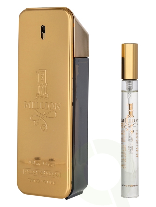 Paco Rabanne 1 Million Giftset 110 ml Edt Spray 100ml/Edt 10ml/GWP i gruppen SKÖNHET & HÄLSA / Presentkit / Presentkit För Honom hos TP E-commerce Nordic AB (C78005)