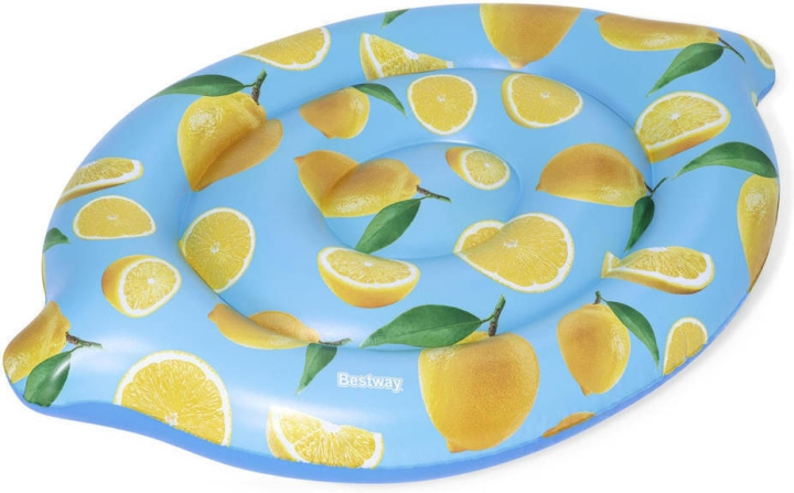 Bestway Badmadrass med citrondoft, 176 x 122 cm i gruppen LEKSAKER, BARN- & BABYPRODUKTER / Uteleksaker / Badleksaker & Vattenleksaker hos TP E-commerce Nordic AB (C78194)