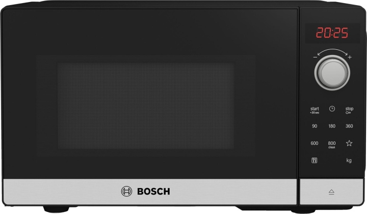 Bosch FFL023MS2 Serie 2 mikrovågsugn, stål i gruppen HEM, HUSHÅLL & TRÄDGÅRD / Hushållsmaskiner / Mikrovågsugnar hos TP E-commerce Nordic AB (C78265)