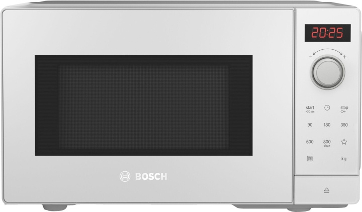 Bosch FFL023MW0 Serie 2 mikrovågsugn, vit i gruppen HEM, HUSHÅLL & TRÄDGÅRD / Hushållsmaskiner / Mikrovågsugnar hos TP E-commerce Nordic AB (C78266)