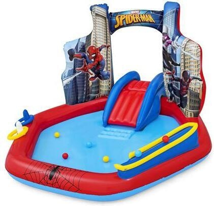 Bestway Spider-Man swimmingpool, 2,11 m x 2,06 m x 1,27 m i gruppen HEM, HUSHÅLL & TRÄDGÅRD / Trädgårdsprodukter / Pool & Pooltillbehör / Pooler hos TP E-commerce Nordic AB (C78339)