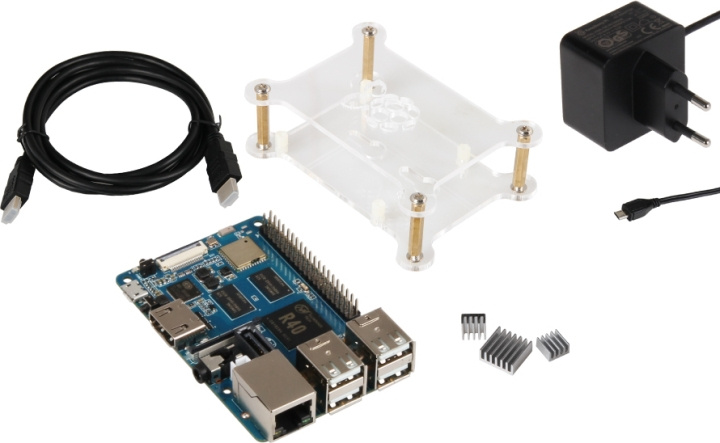 Banana Pi M2 Berry 1 GB - Allt-i-ett-kit i gruppen DATORER & KRINGUTRUSTNING / Datorkomponenter / Raspberry Pi hos TP E-commerce Nordic AB (C78380)