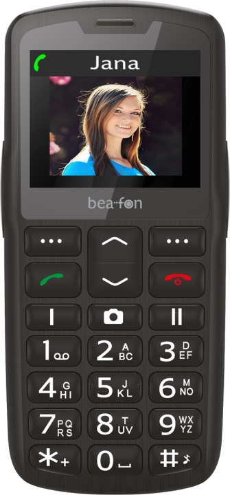 Beafon SL260 LTE telefon, svart i gruppen SMARTPHONE & SURFPLATTOR / Mobiltelefoner & smartphones hos TP E-commerce Nordic AB (C78445)