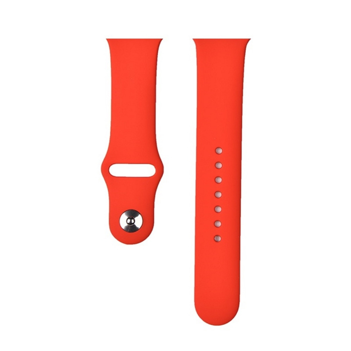 Devia armband Deluxe Sport för Apple Watch 41mm/ 40mm/ 38mm röd i gruppen SMARTPHONE & SURFPLATTOR / Träning, hem & fritid / Apple Watch & tillbehör / Tillbehör hos TP E-commerce Nordic AB (C78550)