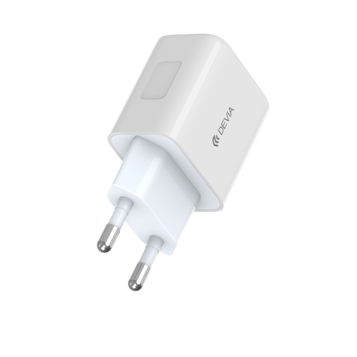 Devia väggladdare Smart PD 30W 1x USB-C vit i gruppen SMARTPHONE & SURFPLATTOR / Laddare & Kablar / Väggladdare / Väggladdare Typ C hos TP E-commerce Nordic AB (C78604)