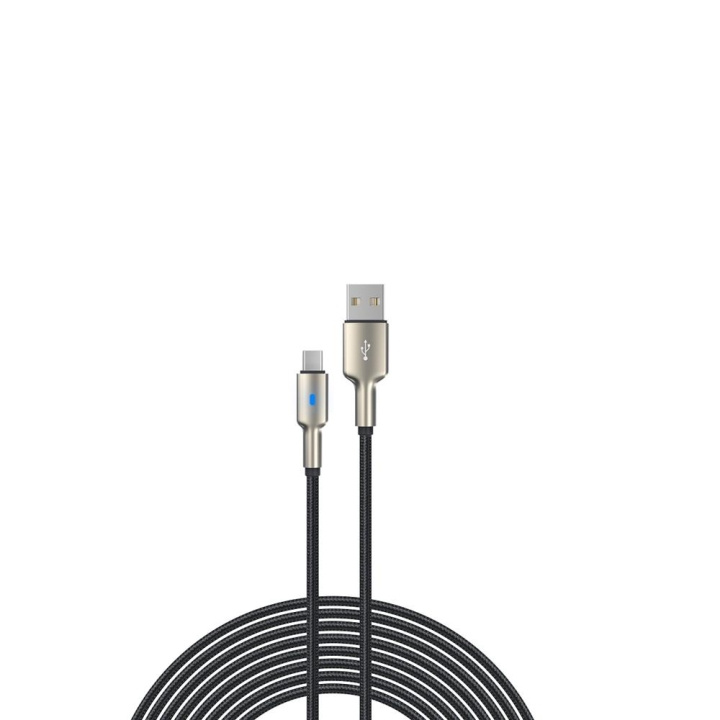 Devia kabel Mars EC313 USB - USB-C 1,5 m 2,1A svart i gruppen SMARTPHONE & SURFPLATTOR / Laddare & Kablar / Kablar / Kablar Typ C hos TP E-commerce Nordic AB (C78606)