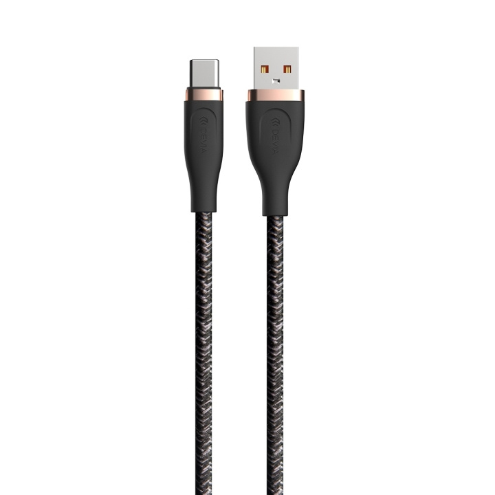 Devia kabel Star EC311 USB - USB-C 1,5 m 2,4A svart i gruppen SMARTPHONE & SURFPLATTOR / Laddare & Kablar / Kablar / Kablar Typ C hos TP E-commerce Nordic AB (C78615)