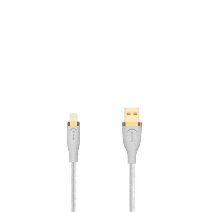 Devia kabel Star EC417 USB - Lightning 1,5 m 2,4A vit i gruppen SMARTPHONE & SURFPLATTOR / Laddare & Kablar / Kablar / Kablar Lightning hos TP E-commerce Nordic AB (C78616)