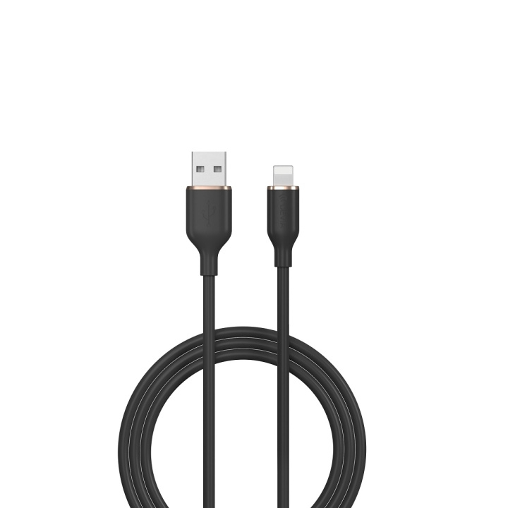 Devia kabel Jelly EC630 USB - Lightning 1,2 m 2,4A svart i gruppen SMARTPHONE & SURFPLATTOR / Laddare & Kablar / Kablar / Kablar Lightning hos TP E-commerce Nordic AB (C78629)