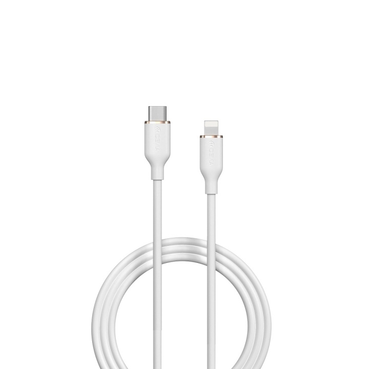 Devia kabel Jelly EC631 USB-C - Lightning 1,2 m 27W vit i gruppen SMARTPHONE & SURFPLATTOR / Laddare & Kablar / Kablar / Kablar Lightning hos TP E-commerce Nordic AB (C78638)