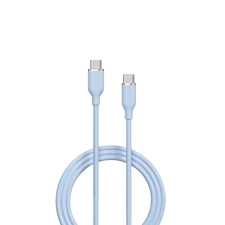 Devia kabel Jelly EC632 USB-C - USB-C 1,2 m 60W 3A blå i gruppen SMARTPHONE & SURFPLATTOR / Laddare & Kablar / Kablar / Kablar Typ C hos TP E-commerce Nordic AB (C78643)