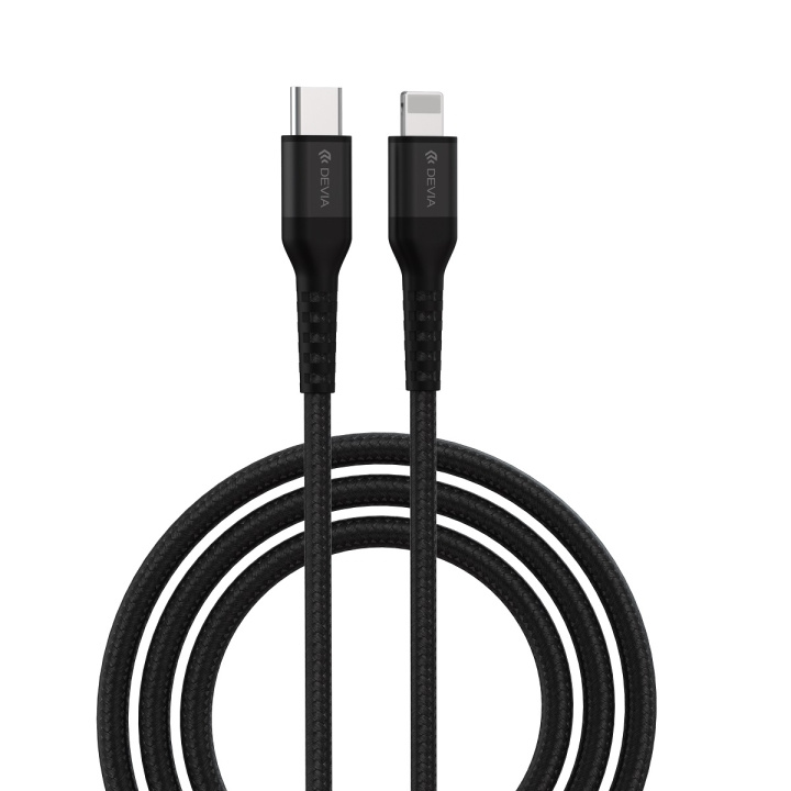 Devia kabel Gracious EC409 PD USB-C - Lightning 1,5 m 3A svart i gruppen SMARTPHONE & SURFPLATTOR / Laddare & Kablar / Kablar / Kablar Lightning hos TP E-commerce Nordic AB (C78655)