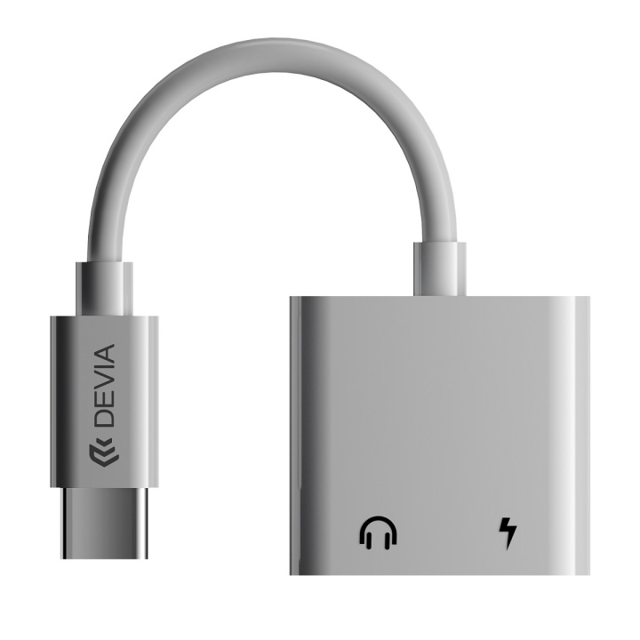 Devia adapter EC609 USB-C - USB-C (port) + USB-C (port) vit i gruppen SMARTPHONE & SURFPLATTOR / Laddare & Kablar / Adaptrar hos TP E-commerce Nordic AB (C78657)