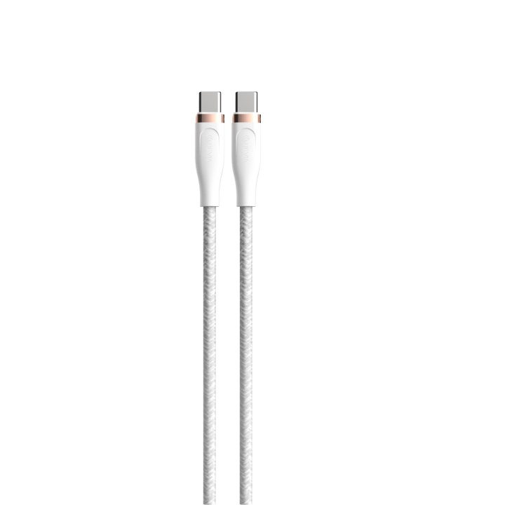 Devia kabel Star EC320 PD USB-C - USB-C 1,5 m 60W 3A vit i gruppen SMARTPHONE & SURFPLATTOR / Laddare & Kablar / Kablar / Kablar Typ C hos TP E-commerce Nordic AB (C78668)