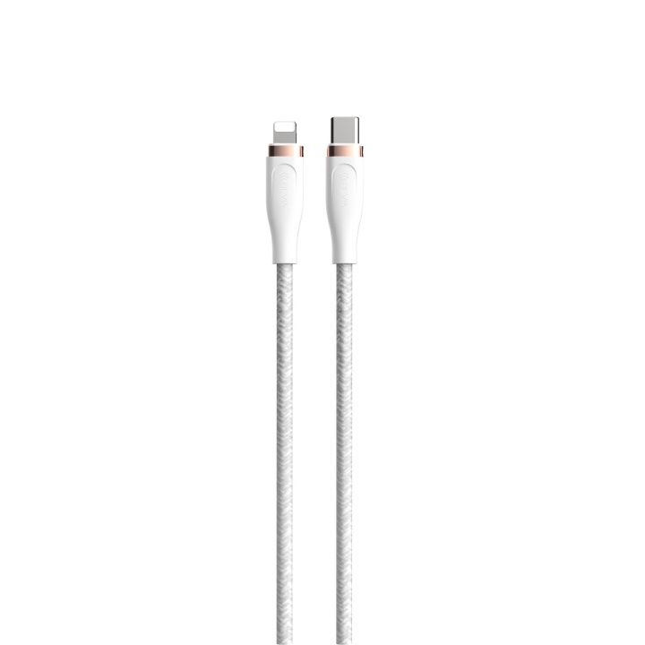 Devia kabel Star EC418 PD USB-C - Lightning 1,5 m 27W 3A vit i gruppen SMARTPHONE & SURFPLATTOR / Laddare & Kablar / Kablar / Kablar Lightning hos TP E-commerce Nordic AB (C78670)